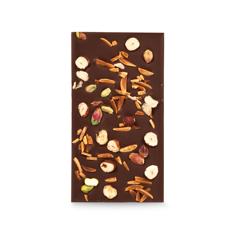 Dark Chocolate Nut Mix Bar 100 gr
